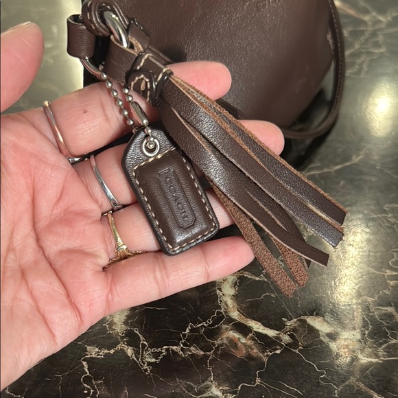 Coach Brown Leather Wristlet - Picture 9 of 10